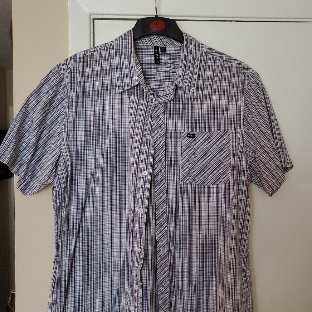 Rvca short sleeve dress shirt